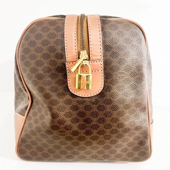 Celine Vintage Macadam Coated Canvas Travel Bag - Picture 4 of 7